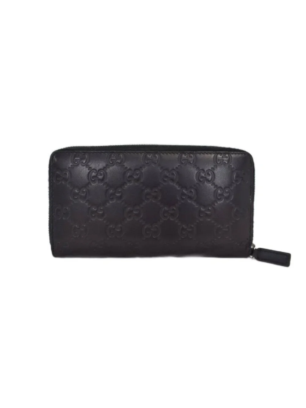 Guccissima Zip Around Wallet Black